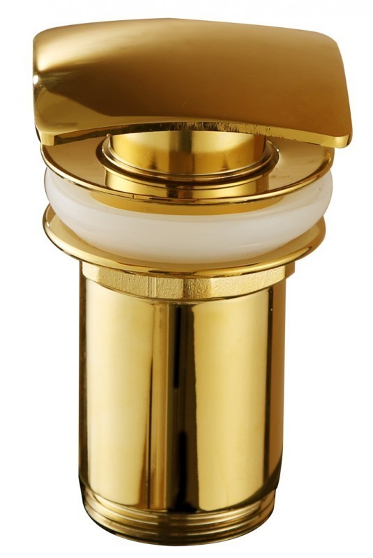 Донный клапан для раковины KorDi KD F706 Quadro Gold