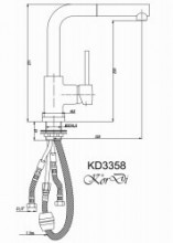 Смеситель для кухни KorDi KD 3358-D6